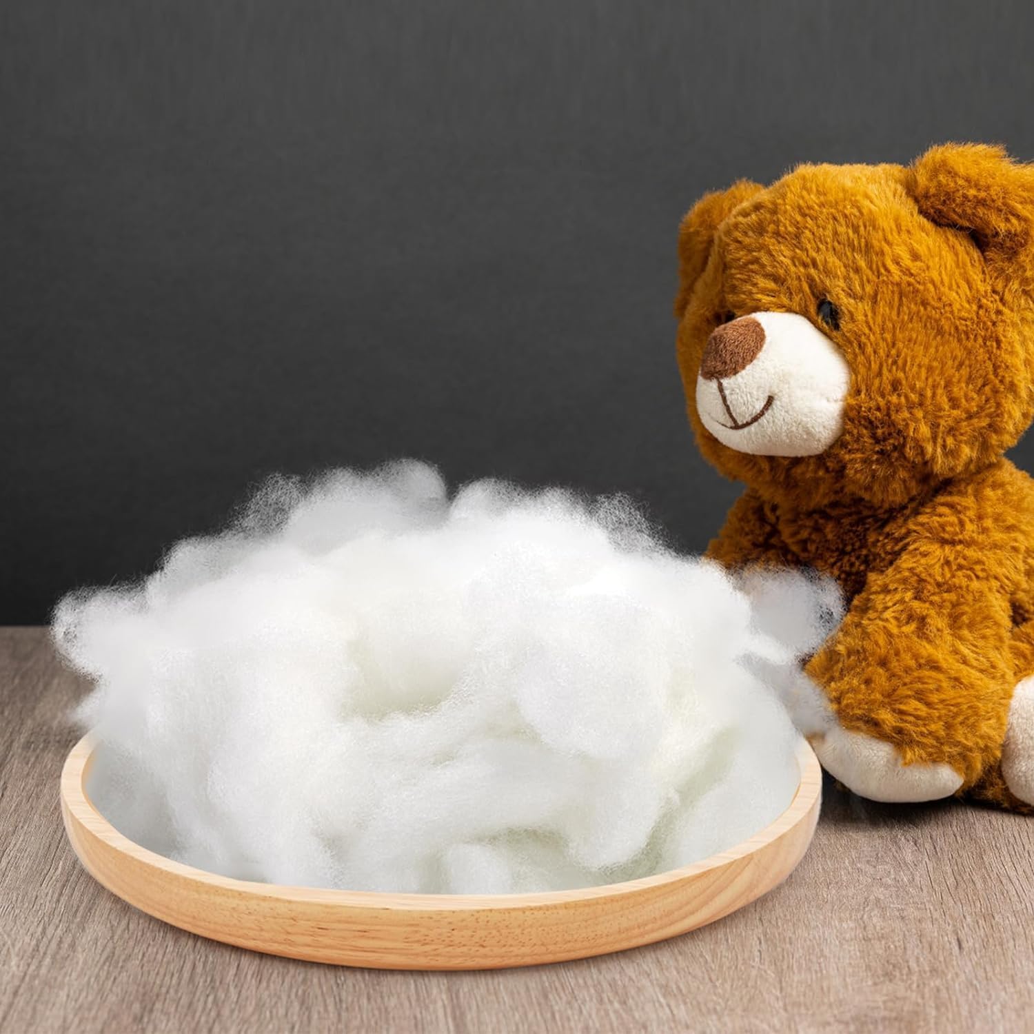 ProKart Premium Soft Racron Polyester Fiber Filler | Cloud-Like Softness for Pillows, Teddy Bear, Soft Toys, and Crochet Projects - Ideal Synthetic Alternative to Cotton with Durable Resilience (4 Kg) 2