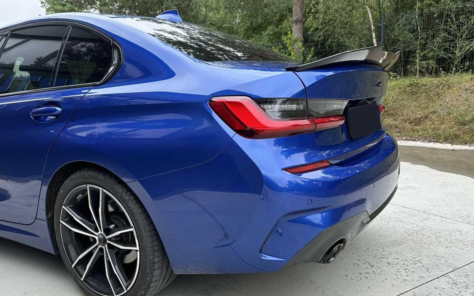 MpTuned G20 PSM Style Spoiler posteriore nero lucido per Serie 3 2019-2023 Performance Tuning 4 porte berlina 318i 320i 330i 340i m340i 318d 320d 330d 340d m340d