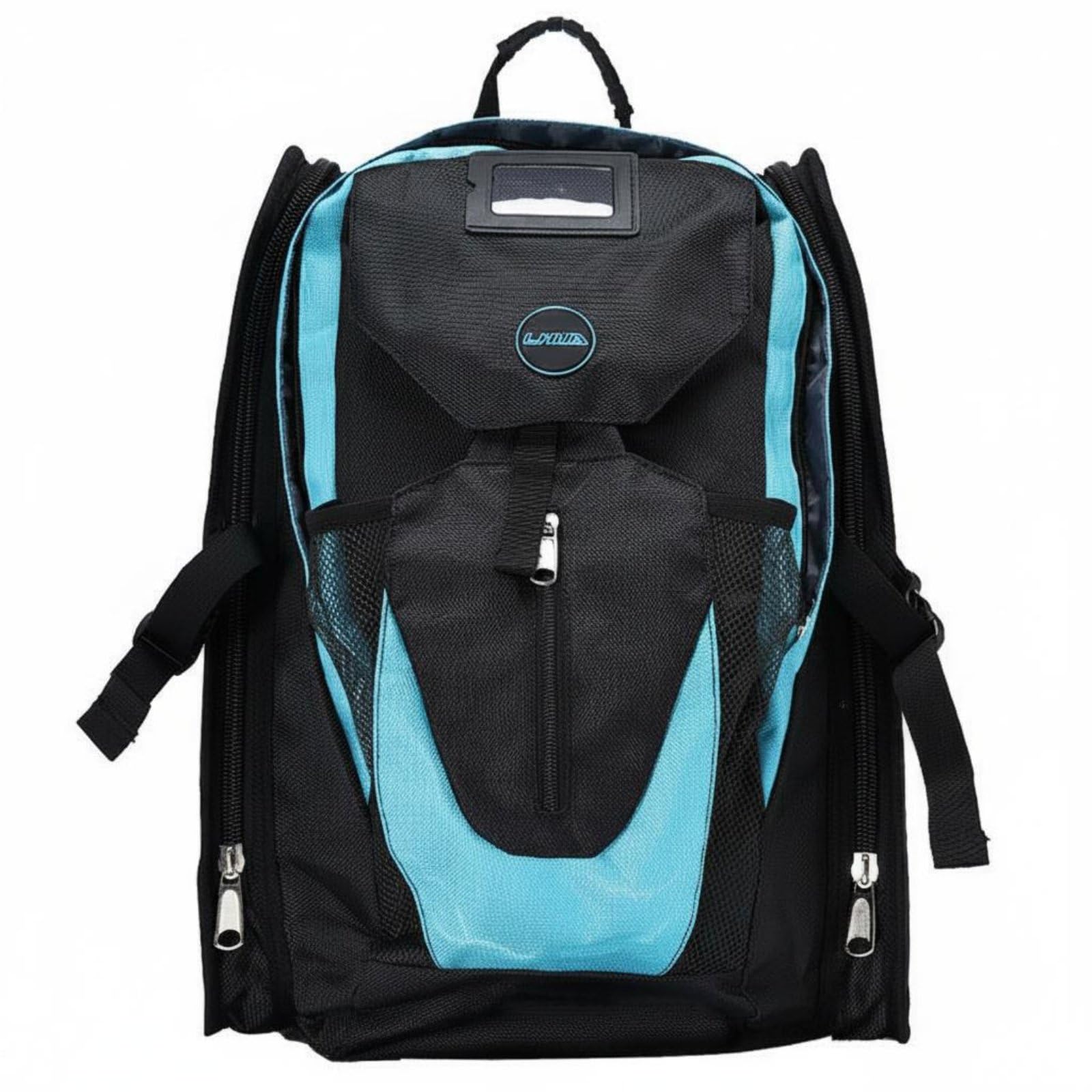 Baoblaze Sac de Roller Inline Patin à roulettes Sac à Dos de Sport Sac de Rangement Oxford Épais Compartiment Principal Libre, Array, Bleu Et Noir, Grand 38-45 4 110/3 125