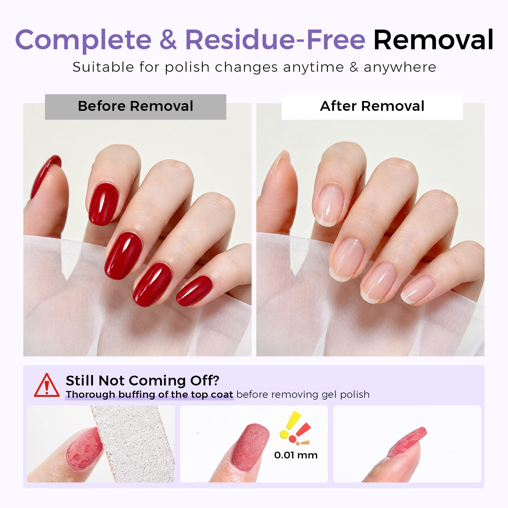 Glamonade Acetone Nail Polish Remover - Strong & Fast -4