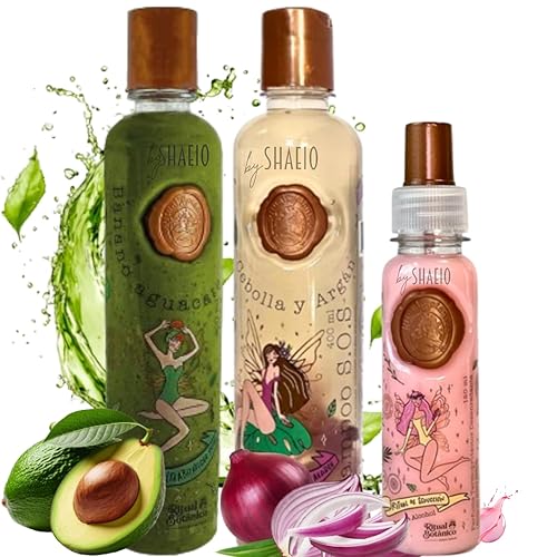 RITUAL BOTANICO KIT3 Crecimiento Acelerado y Reparación del Cabello Champú de Cebolla S.O.S. + Tratamiento Acondicionador Intensivo PLEX + disponible en Yaxa Guatemala