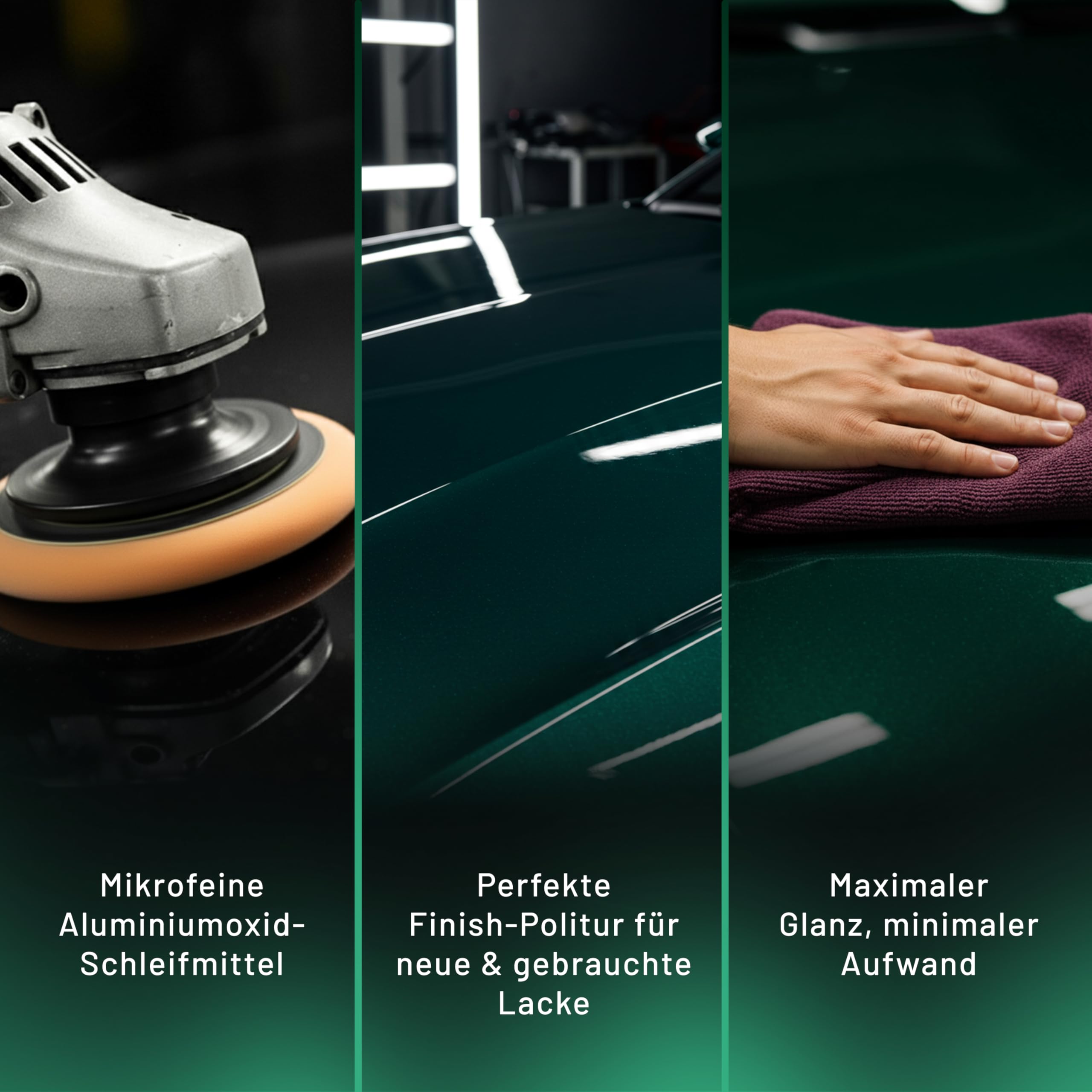 Polierpaste Auto S30+ Premium Swirl Remover 500g – Mikrofeine Finish-Politur für Lackierer und Detailer – entfernt Hologramme & leichte Kratzer – Made in Germany