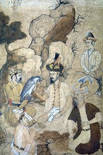 Babur (1483-1530) Nfirst Emperor Of The Mughal Empire Of India Detail From A Mughal Painting Poster Print by (18 x 24)