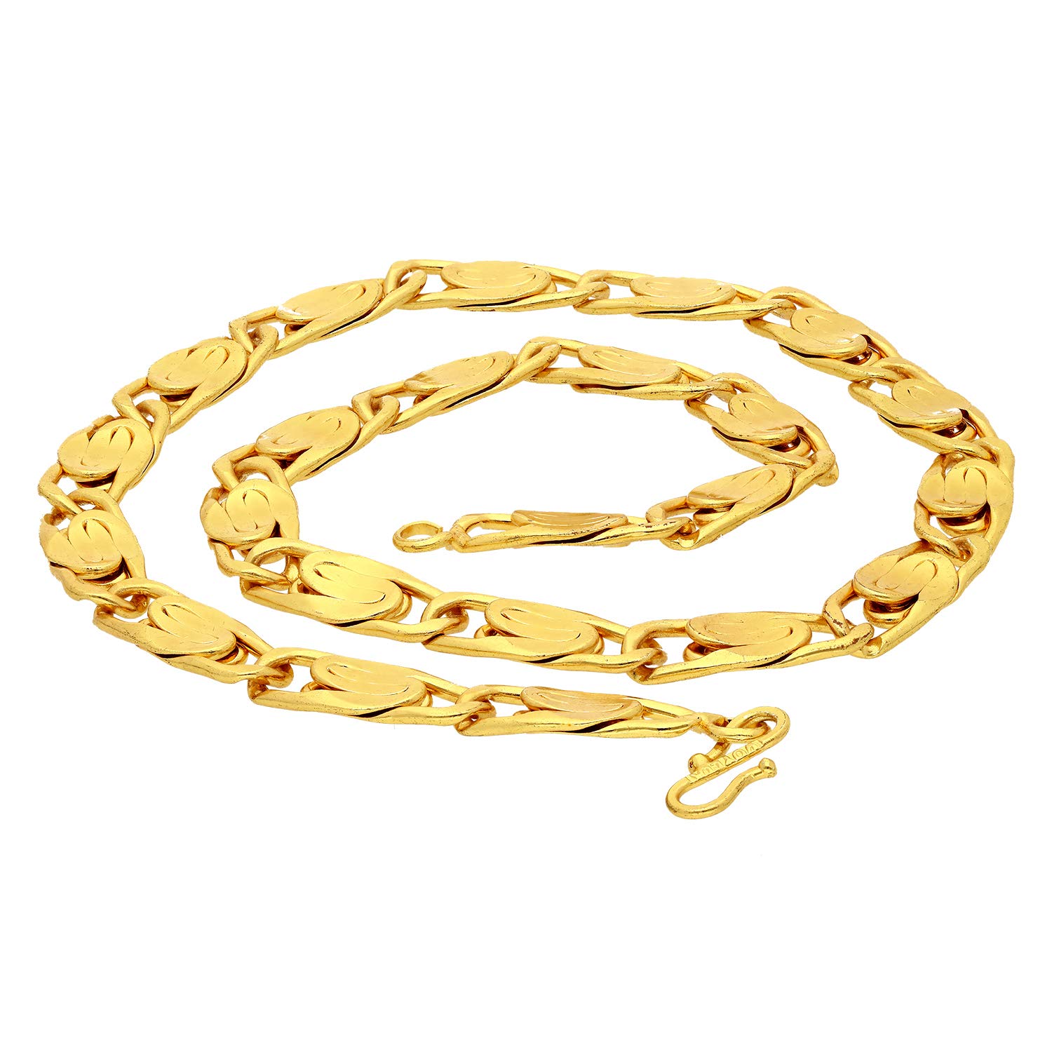 SukkhiGold Plated Chain for Men (Yellow) (C82298_D1)