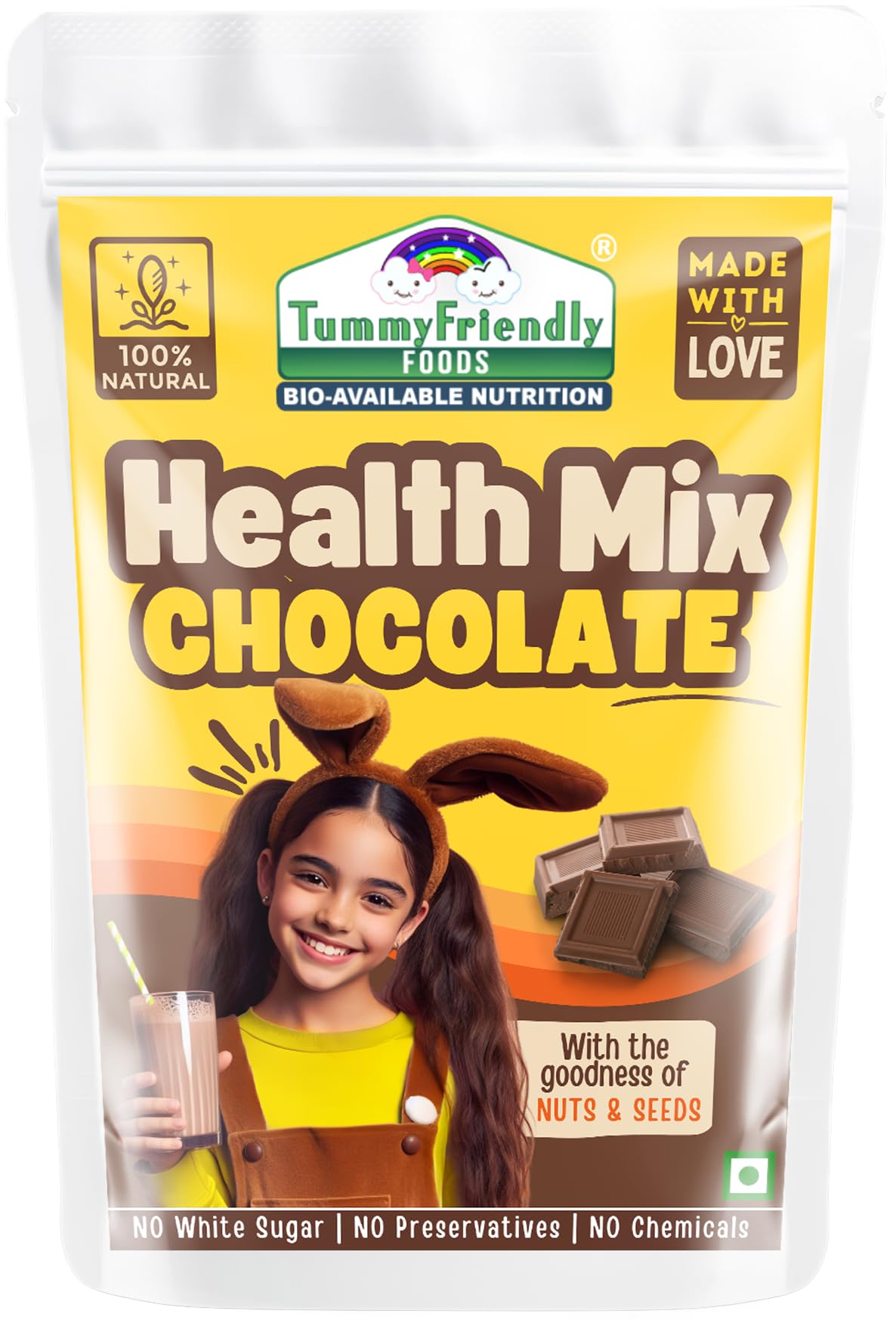 TUMMY FRIENDLY Foods Organic Chocolate Health Mix Powder For Baby Kids 2 Year Old|Baby Food For 2+ Year Old|Maximum Nutrition From Real Food. Available In Trial Baby Packs Too. 300G (B0D57BYXS7) Amazon Price History, Amazon Price Tracker
