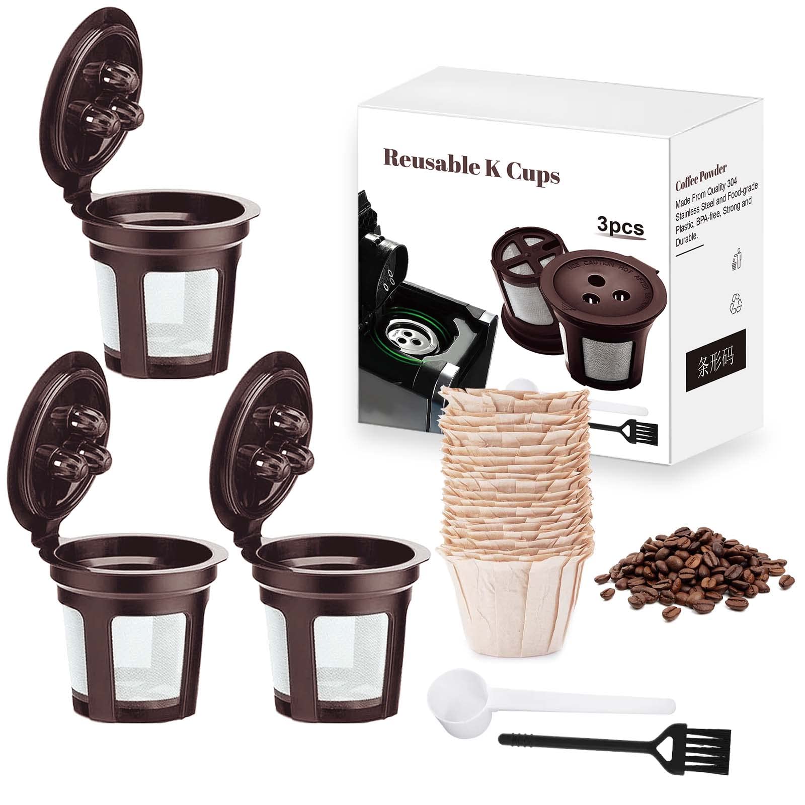 5 Cialde Caffè Riutilizzabili Per Macchina Ninja – Filtri In Acciaio Inox Per CFP200/300/301 E Altri - 6