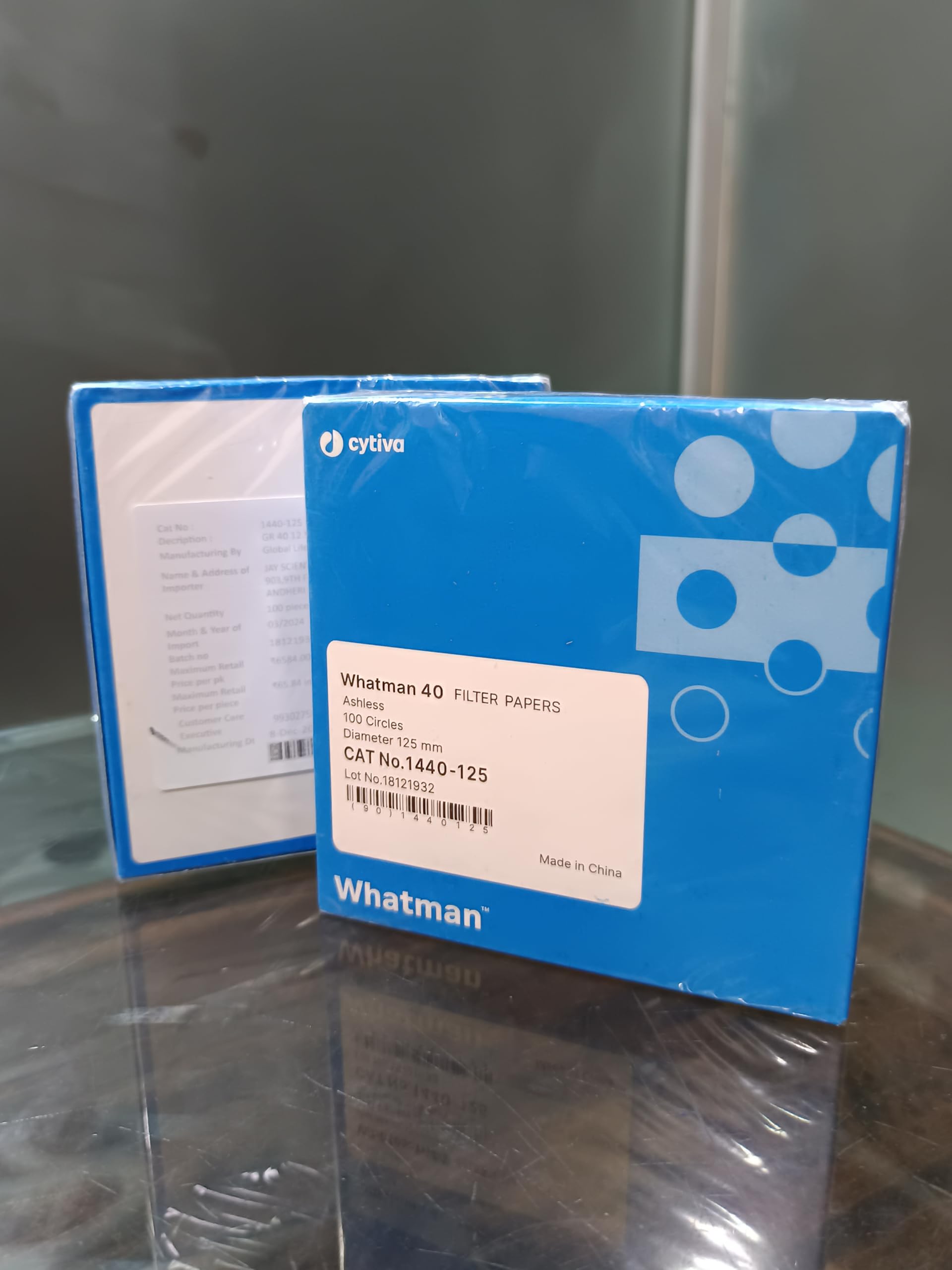 Whatman Grade 40 Ashless Filter Paper Circles, 125 mm Diameter, 100 Circles, CAT No. 1440-125-image-22