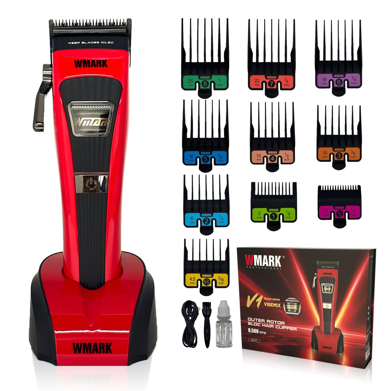WMARK NG-V1 プロフェッショナル バリカン 1台 Amazon.com: WMARK Hair Clippers for Men Professional Barber