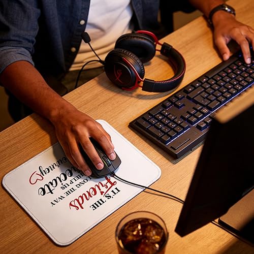 Vista 5 de Alfombrilla de mouse para amiga, mejor amiga, hermana del alma, regalos de amistad, regalos de agradecimiento para amigos, alfombrilla de mouse