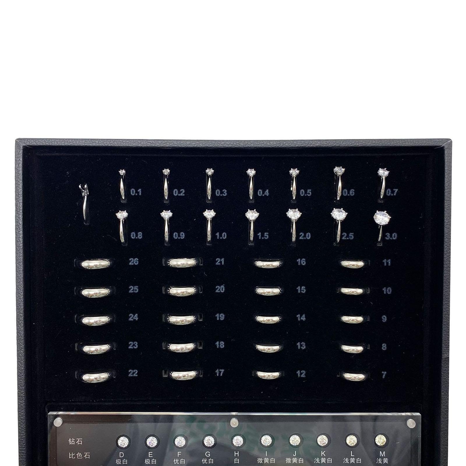 Colaxi Diamond Tester Box Diamond Test Kit Diamond Testing Tool Jewelry Testing Kit for Comparison for Jewelry Enthusiasts Portable