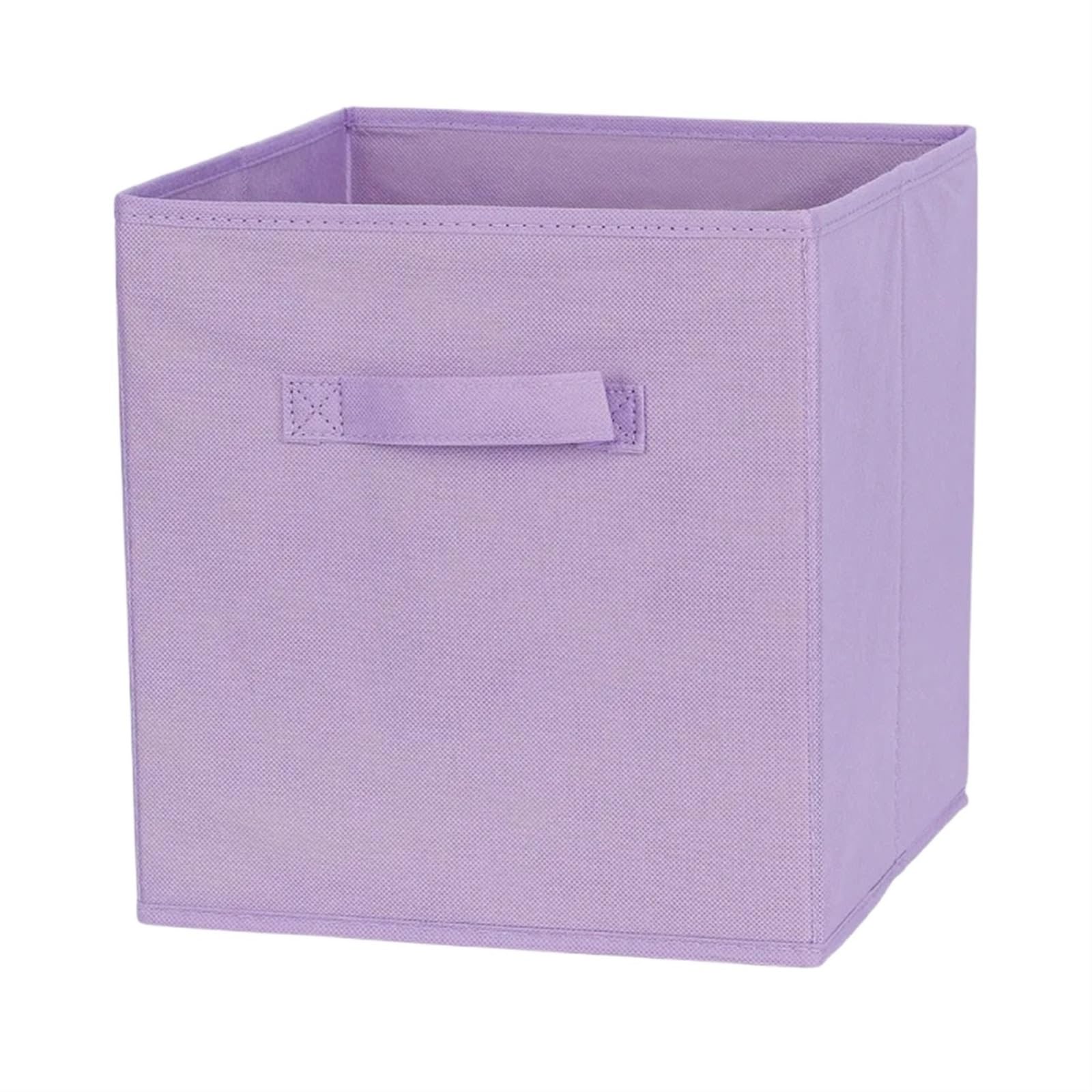 CGUOHU 4PCS Non-woven Fabric Storage Bins,Foldable Cubes And Cloth Organizer Drawer For Closet And Toys For Wardrobe Storage(Purple)
