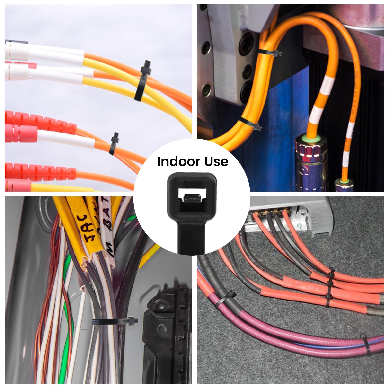 Lot De 600 Serre-câbles Blancs - 100/150/200/300 Mm - | FindTheDeal