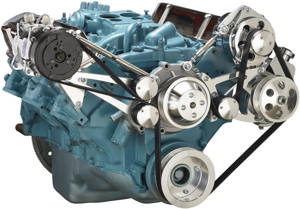 Pontiac Serpentine Conversion Kit - Alternator & Power Steering Applications