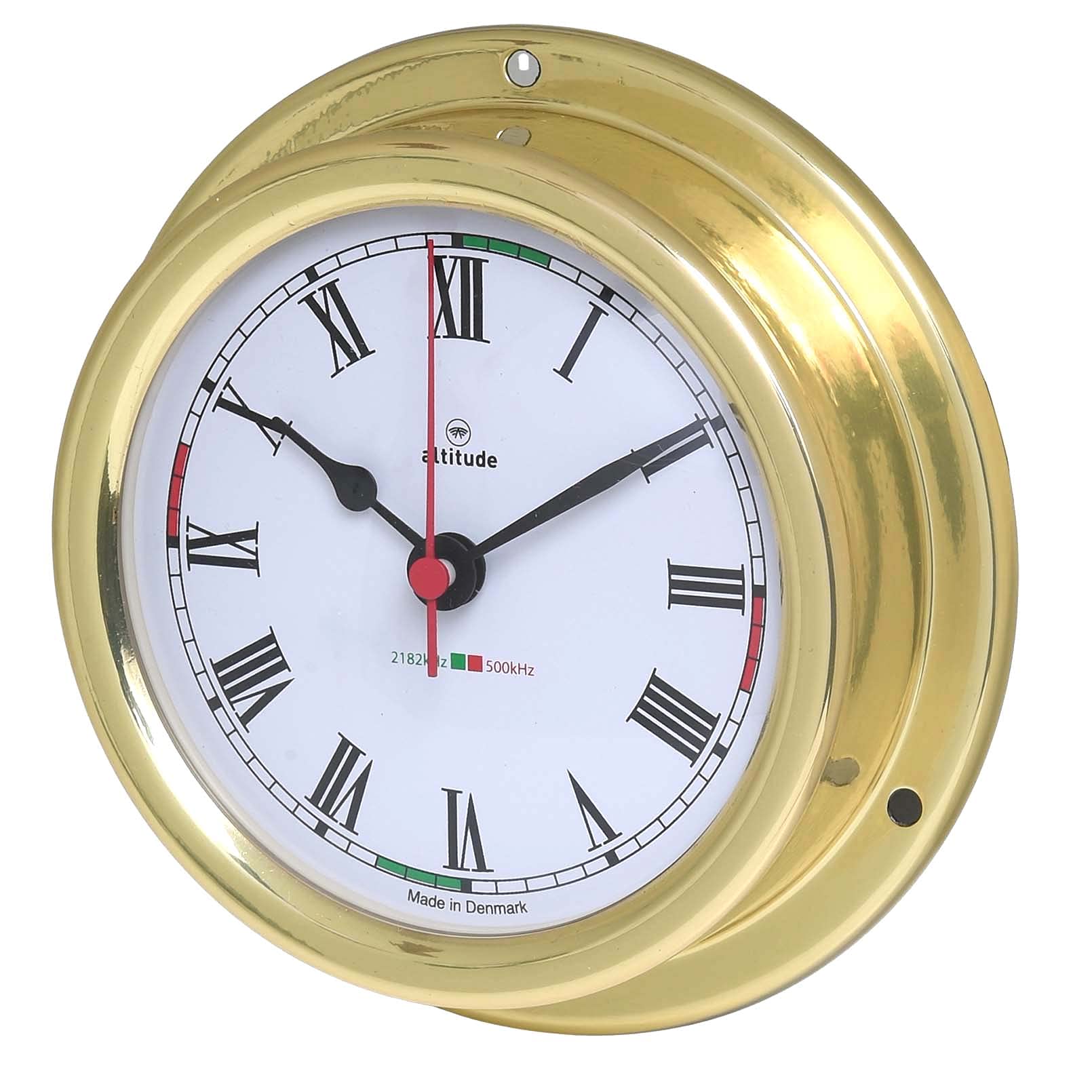 Delite 858cz Altitude Reloj de barco latón pulido, 127 mm x 40 mm