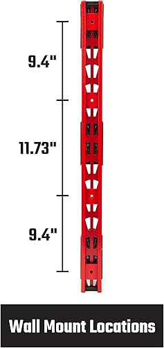Miniatura 4 de CRAFTSMAN Taller de rack voladizo de 6 brazos y 10 pulgadas de profundidad para sistema de almacenamiento de madera, madera o tubería, los brazos