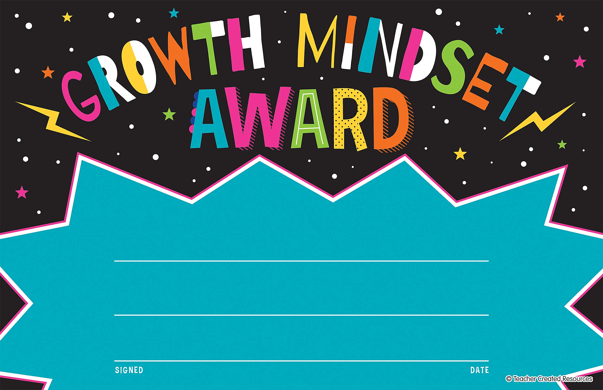 Teacher Created Resources Growth Mindset Awards (TCR8810)