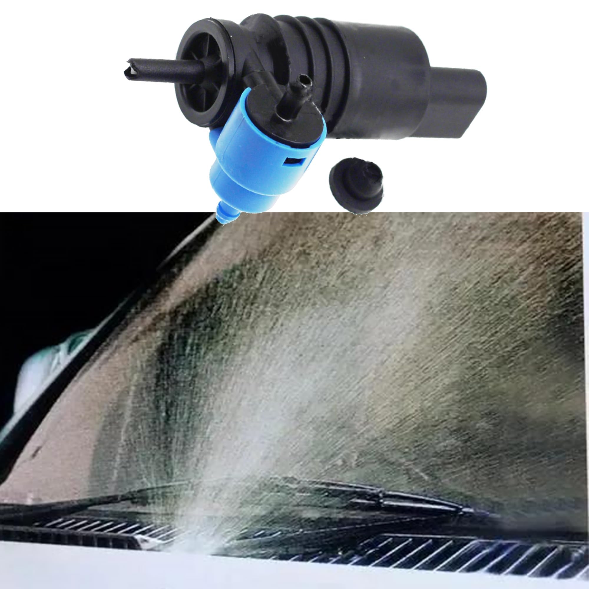 Pompa do mycia szyb samochodowych do czyszczenia szyb, pompa do spryskiwaczy, pasuje do Volkswagen-Skoda 1J6955651 1K6955651 1T0955651A