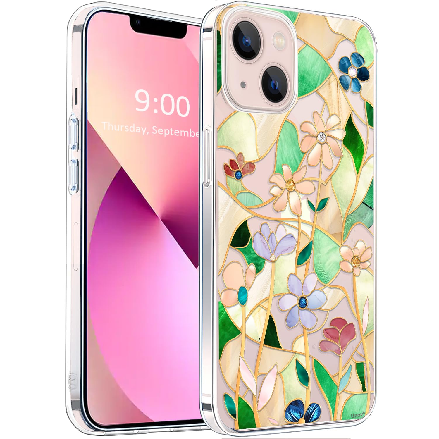Unov Hülle für Pixel 6a Kristallklare Handyhülle, Stoßfest S