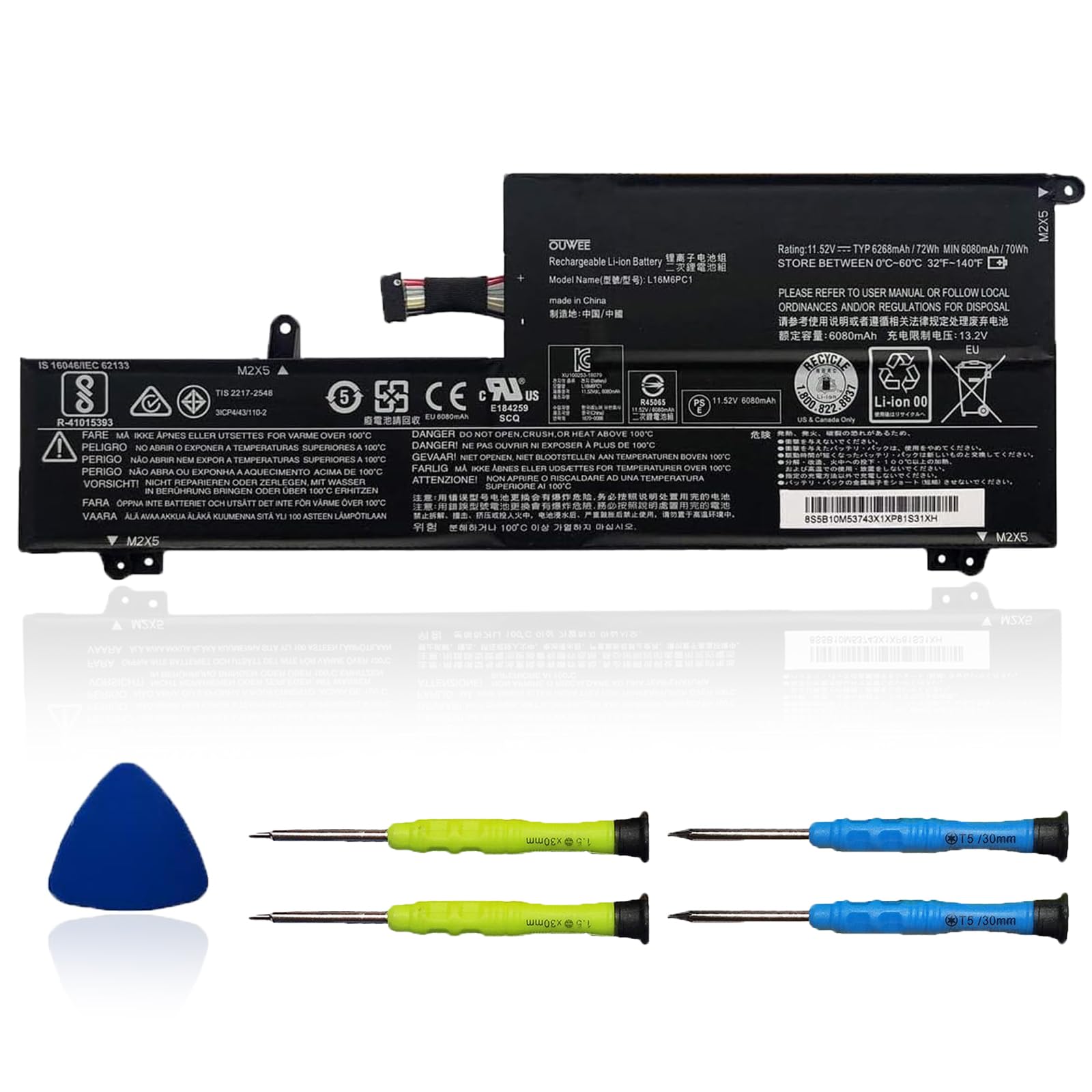 ☆バッテリー新品☆ Lenovo Yoga Ryzen5 4600U 高速SSD Amazon.com: Hubei L15L4PC2 L15M4PC2 5B10K90778 5B10K90802 Laptop