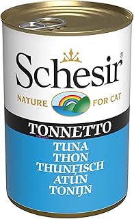 Schesir, Tonnetto Wet Food for Adults Cats with Soft Jelly Flavour - Total 0.84 kg (6 Cans of 140 g) product image