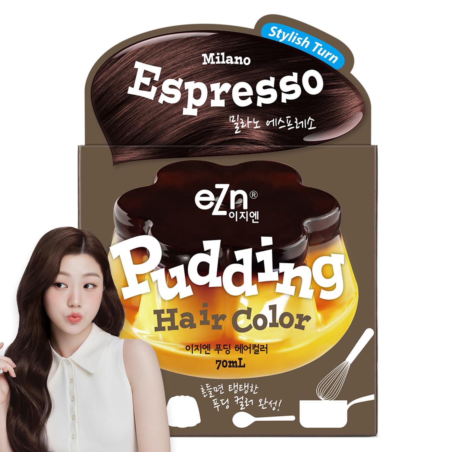 Amazon.com : eZn Pudding Hair Dye, Ammonia-Free, Semi-Permanent