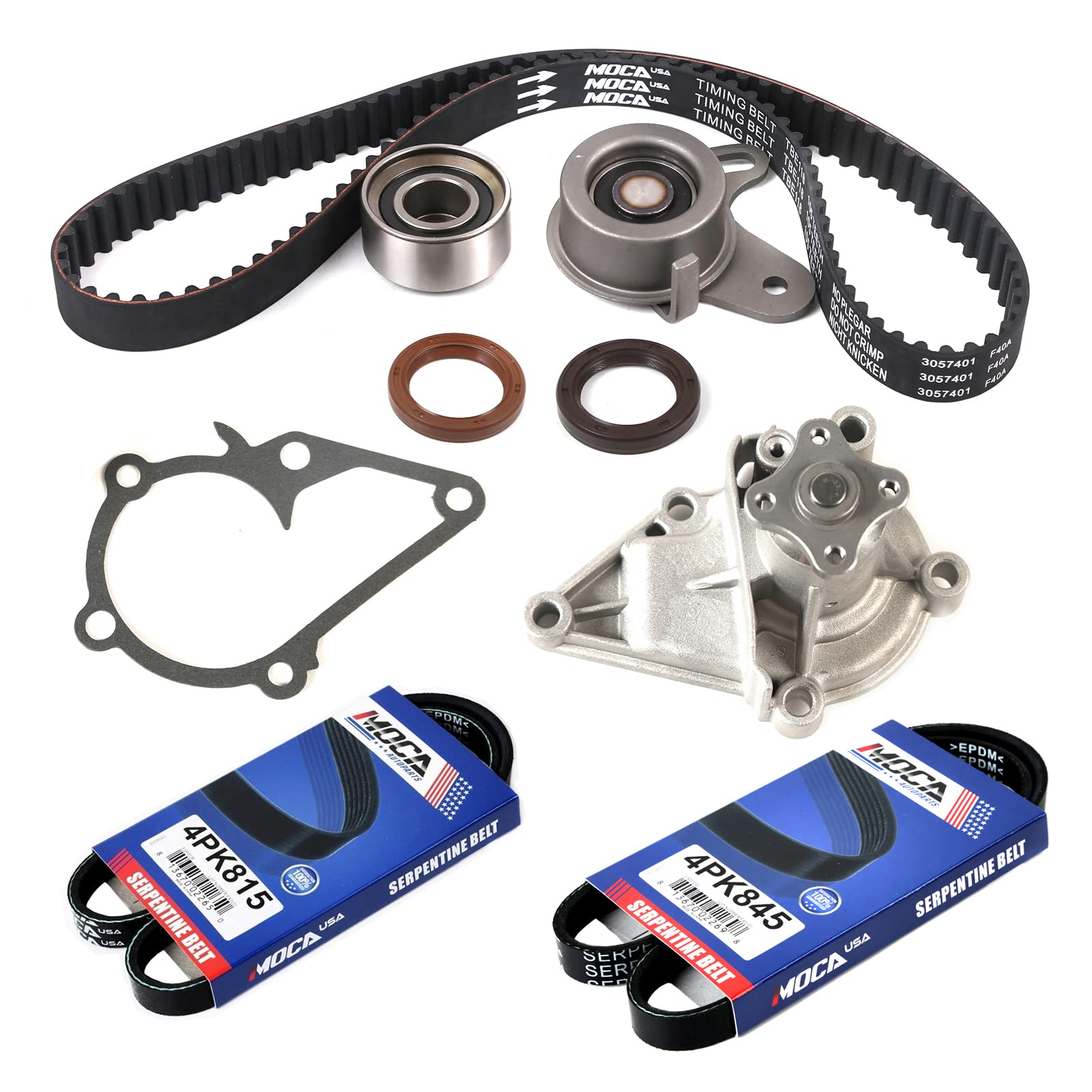 Mplus Timing Belt Kit And Water Pump And Serpentine Belt - Main Image