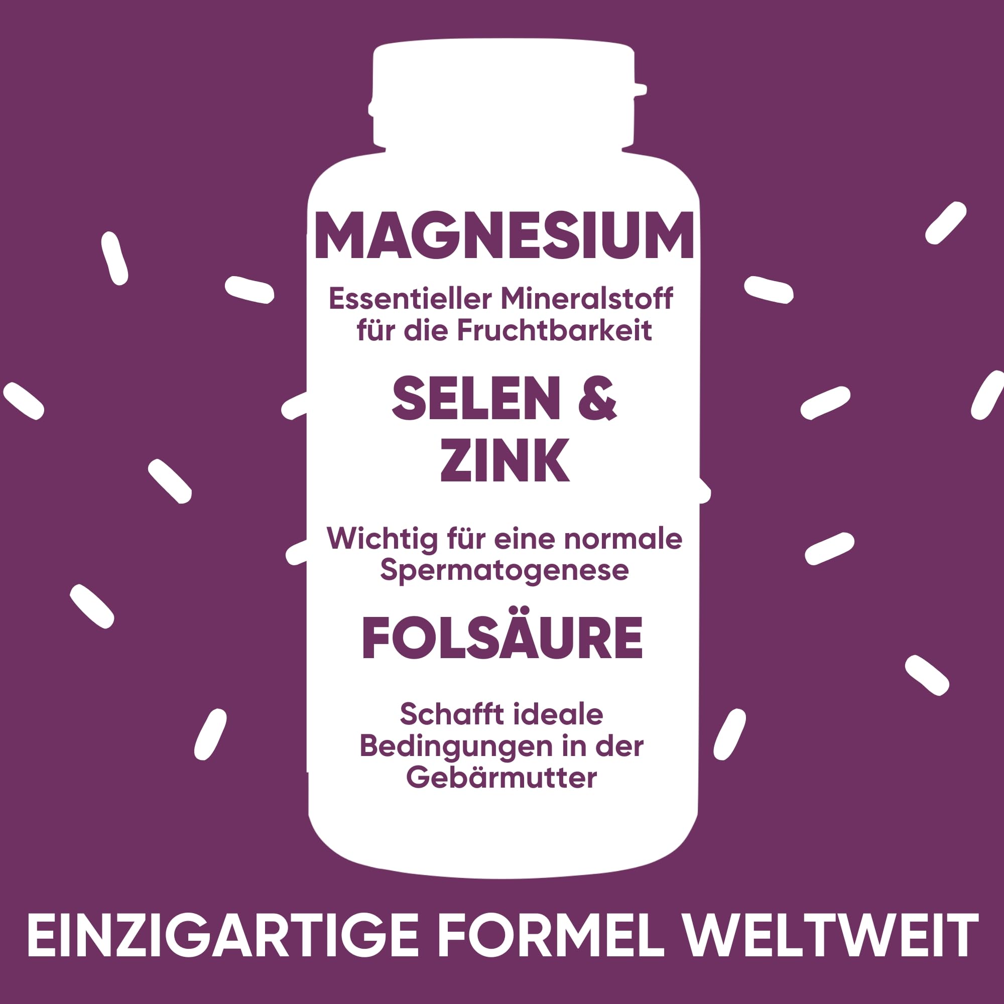 Red Moringa Kinderwunsch & Schwangerschaft Komplex - Moringa Kapseln mit Zink, Vitamin B12 & B6, Folsäure Kinderwunsch - Fördert weibliche Fruchtbarkeit, Hormonunterstützung & Zyklus - 180 Kapseln