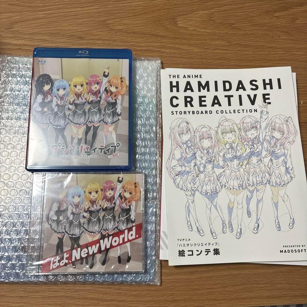 ハミダシクリエイティブ クラファン アクリルパネル& 資料集&絵コンテ