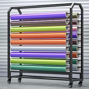 Amazon.com: Color Change Film Organizer Displays Rack with Adjustable ...