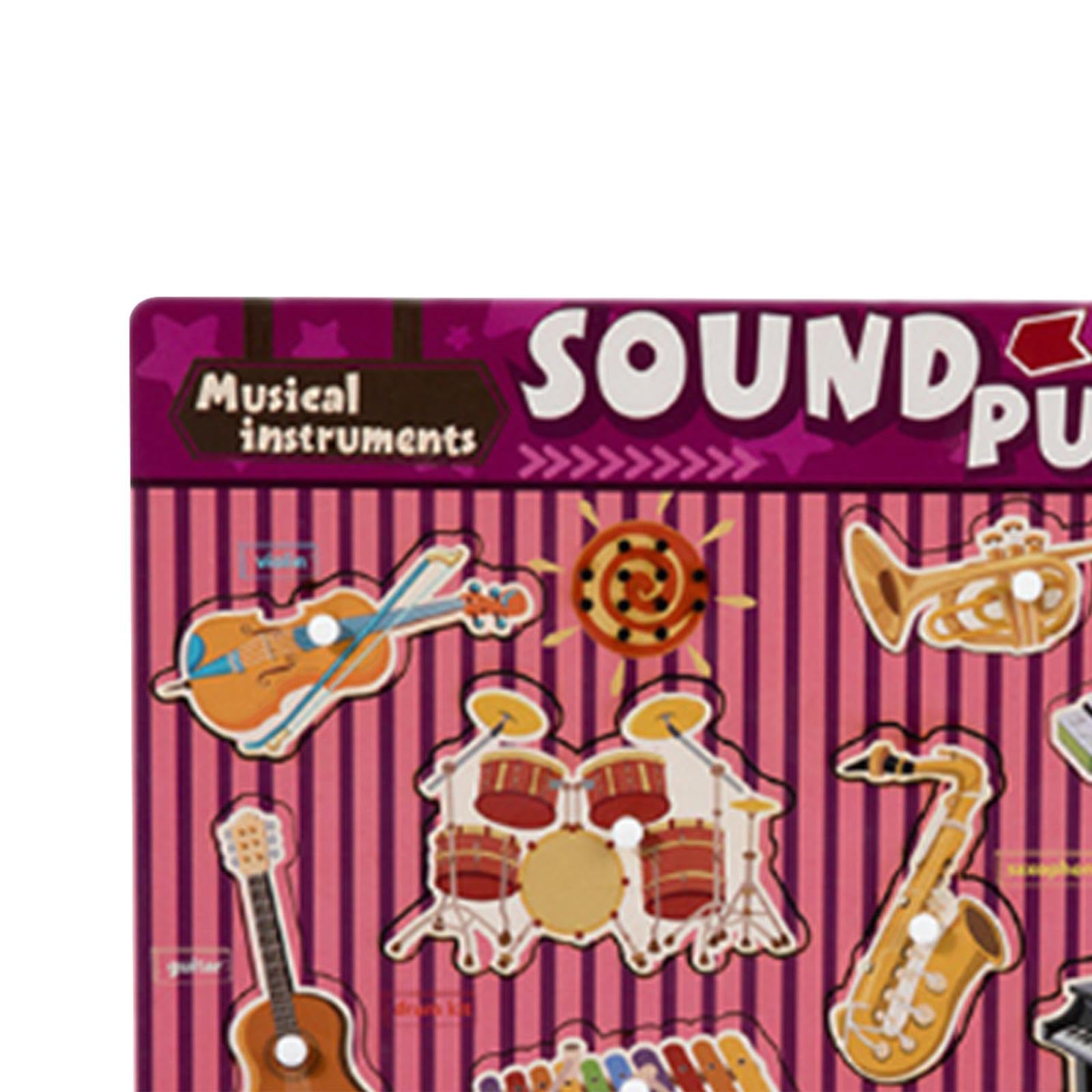 Klangpuzzle, Steckpuzzle Zur Förderung Der Feinmotorik, Geschenkidee für Kleinkinder von 2 5 Jahren, Musik