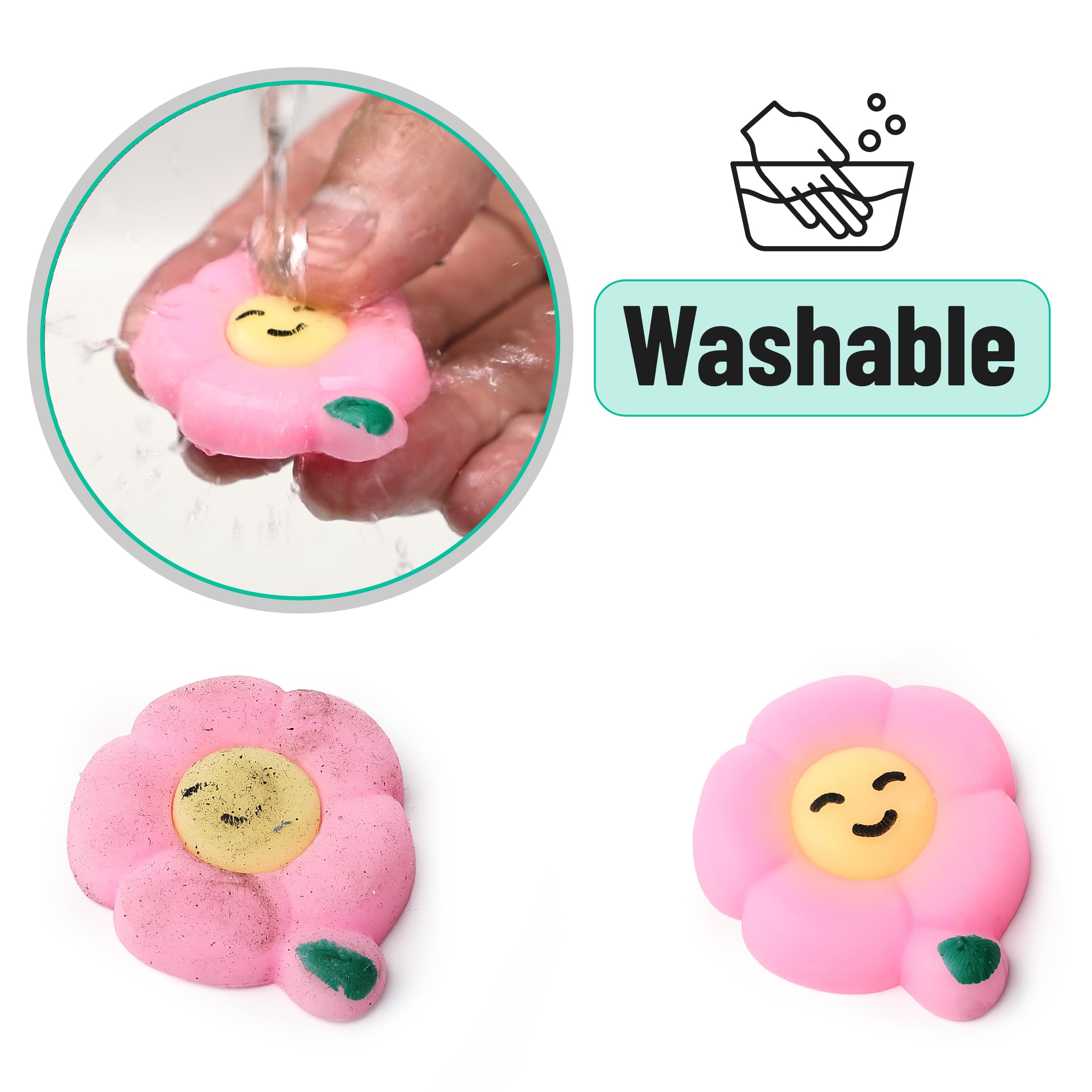 Mr. Pen- Easter Squishy Toys for Kids, 48 Pack, Washable Twistable Stretchy Squishies Bulk, Soft Stress Relief Sensory Toys for Squeezing, Easter Basket Stuffers, Party Favors & Classroom Rewards