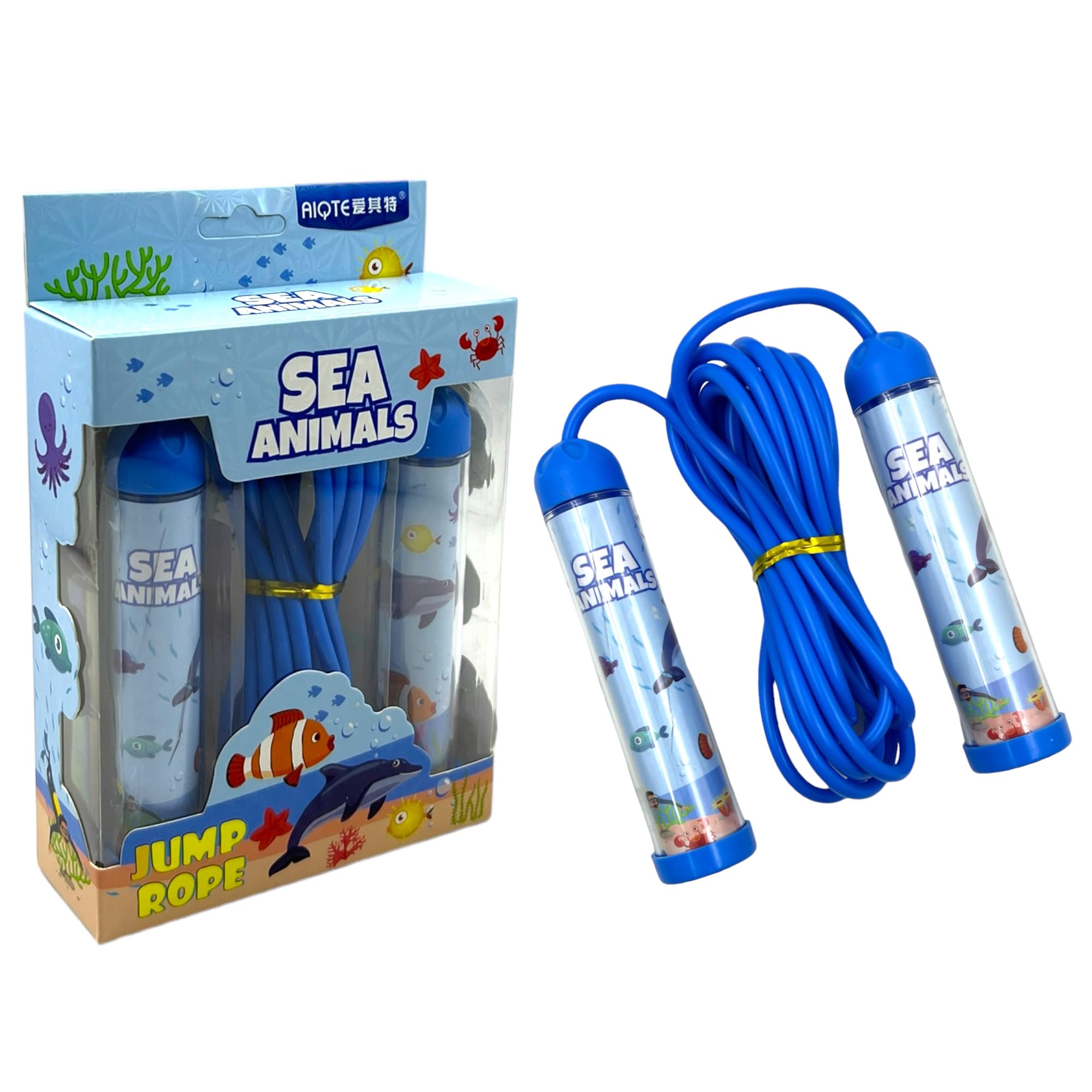 SAMVARDHAN Printed Skipping Ropes/Jump Rope for Kids/Boys/Girls for Exercise Freestyle Skipping Rope (Length: 10.5 cm) (Pack of 1) (Sea Animal) (B0CTHQW96W) Amazon Price History, Amazon Price Tracker