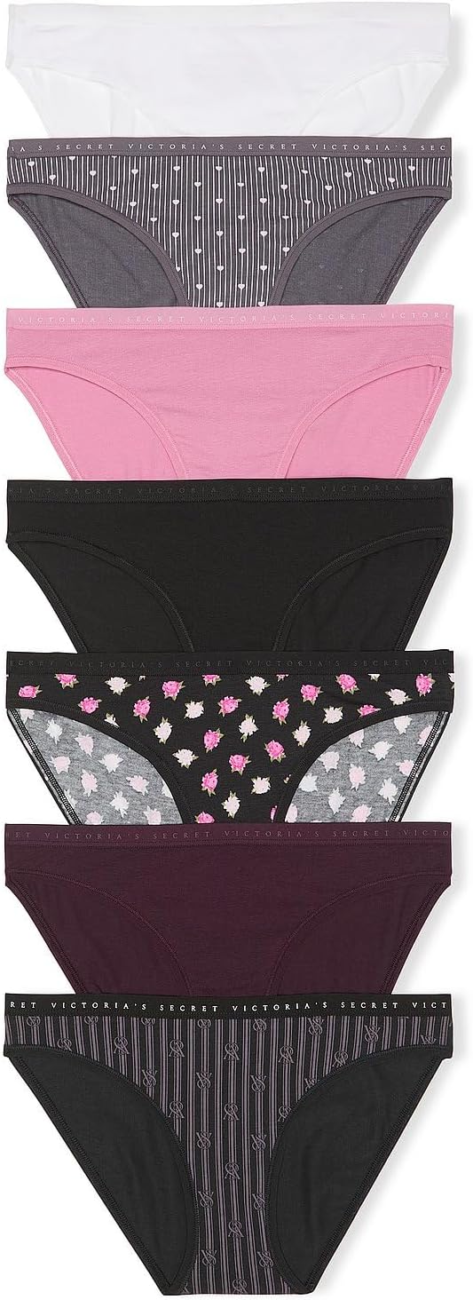 Women's Cotton Bikini Underwear, Moderate Coverage Panties for Women, Multi Pack (XS-XXL)