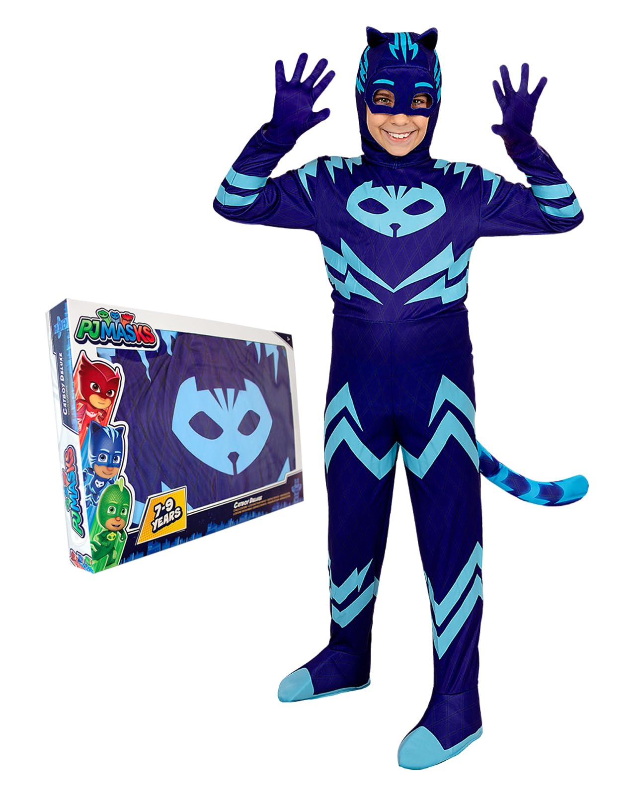 Funidelia | Owlette kostuum - PJ Masks voor vrouwen Tekenfilms, Catboy, Owlette, Gekko - Kostuum voor Volwassenen, Accessoire verkleedkleding voor Halloween, carnaval & feesten - Maat L - Rood