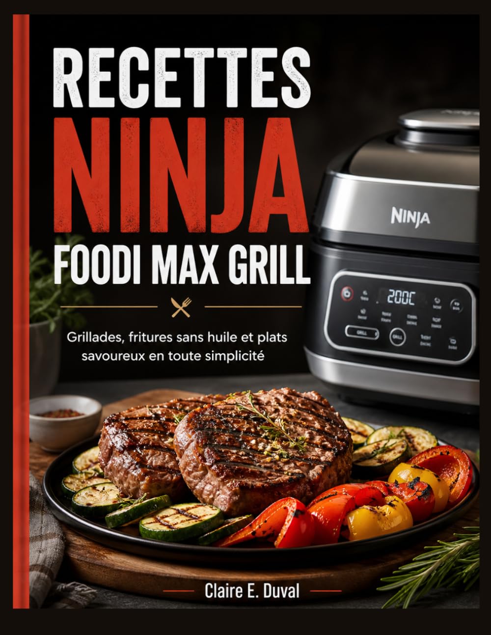 RECETTES NINJA FOODI MAX GRILL: Grillades, fritures sans huile et plats savoureux en toute simplicité