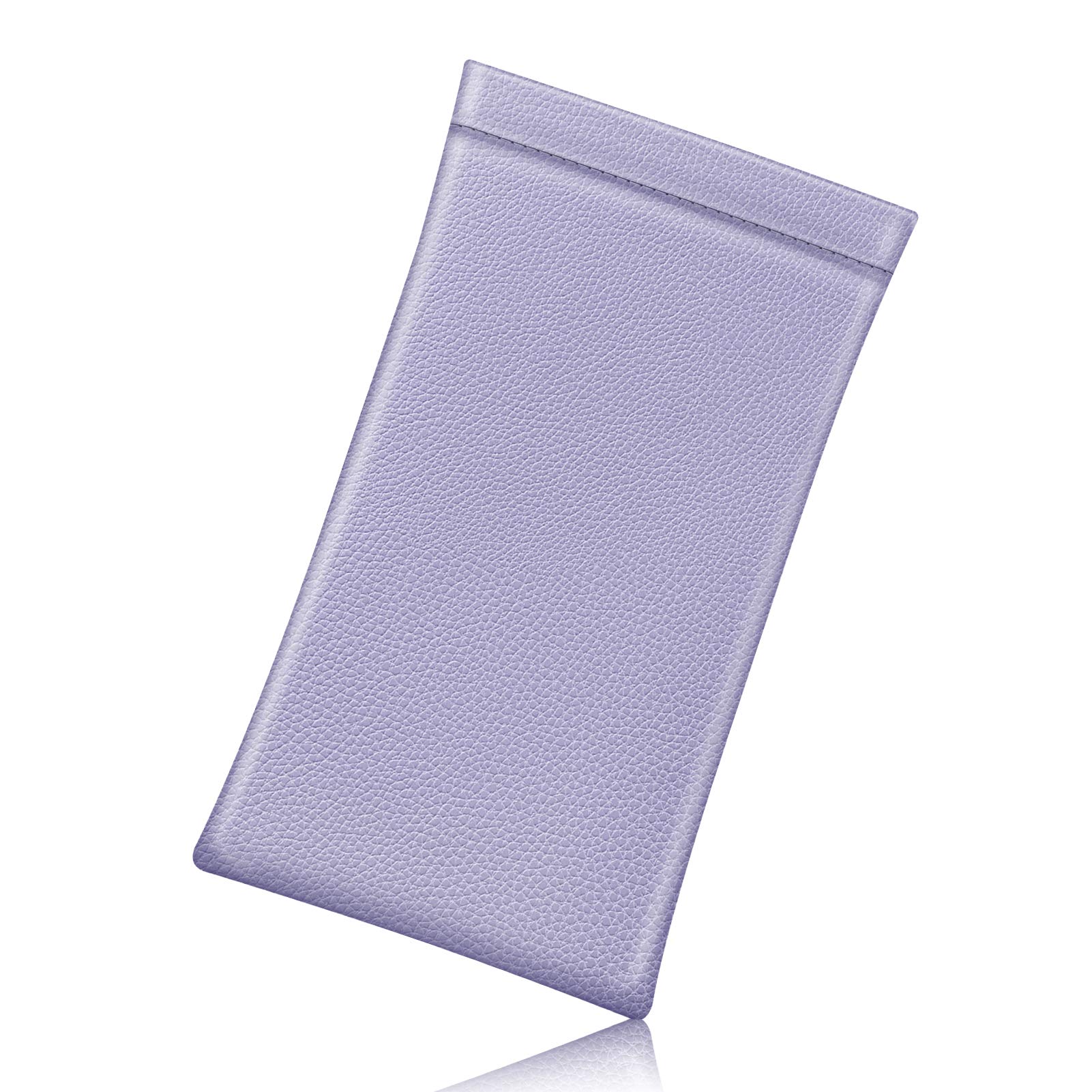 FINTIE Soft Eyeglasses Case with Cleaning Cloth, Squeeze Top Glasses Pouch