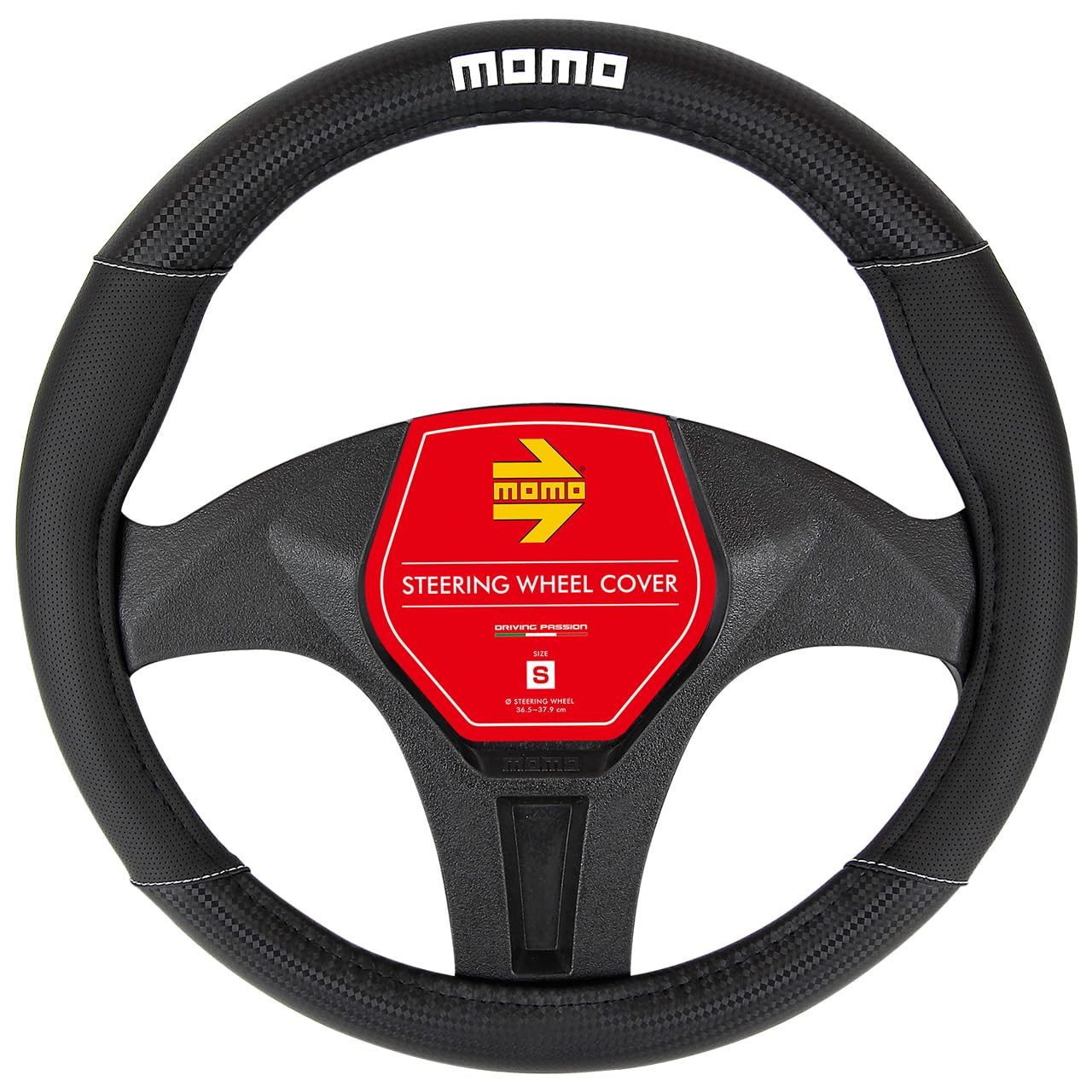 Cobra Momo ステアリングホイール　イタリア製 MOMO SUPER GRIP スーパーグリップ BLACK EDITION モモ ハンドル