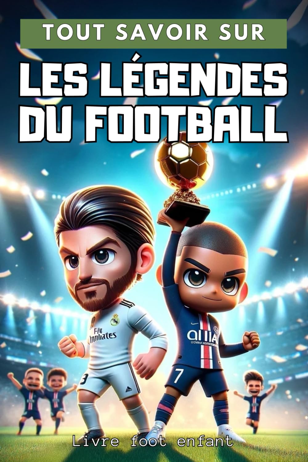 Tout savoir sur : Les légendes du football - Livre foot enfant: Découvre les histoires des légendes du football mondial - illustré en couleurs - ... (Les livres de football pour les enfants)