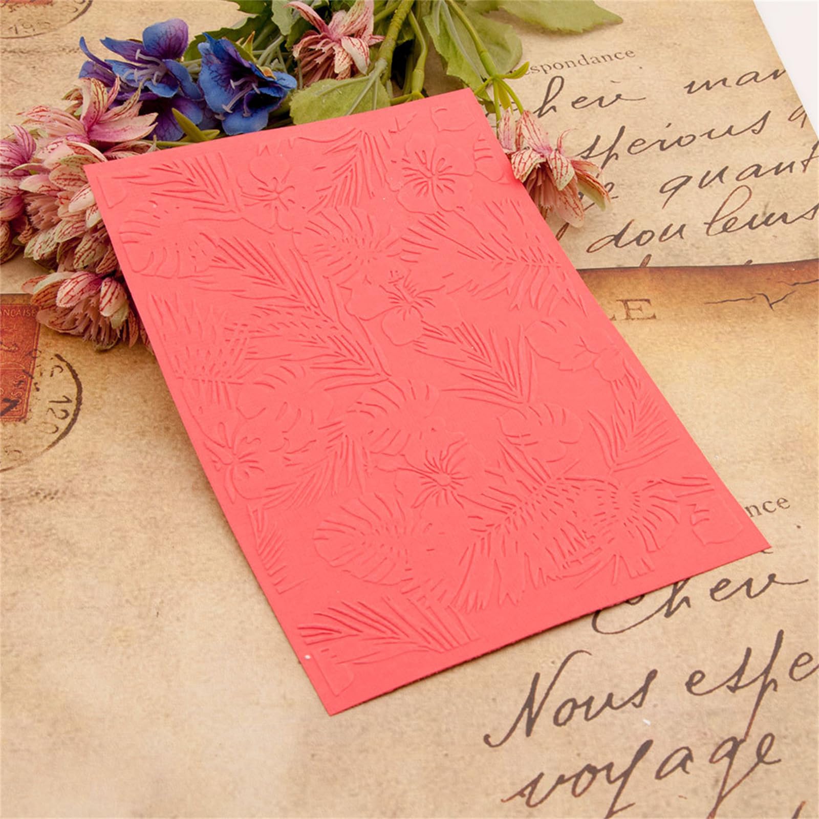 Pochoirs De Gaufrage En Forme D'horloge En Forme De Fleur