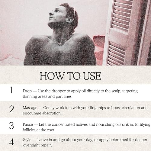 Miniatura 7 de RU58841 + MINOXIDIL (2.0 fl oz) Suero de apoyo al crecimiento del cabello  Promueve un cabello más grueso y lleno con aceites hidratantes naturales