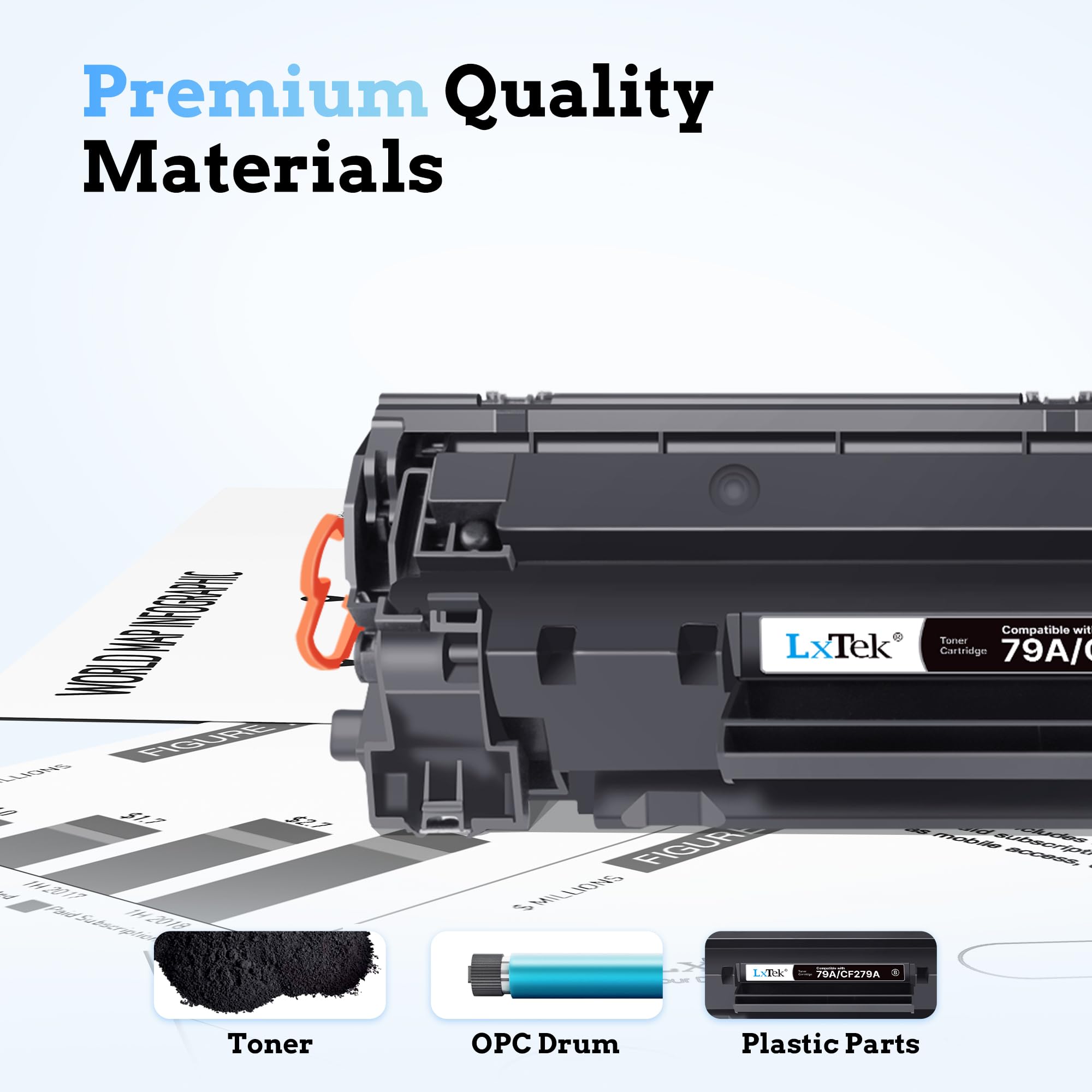 LxTek 79A CF279A Cartucce di Toner Sostituzione per Toner HP 79A CF279A Nero Compatibile per HP LaserJet Pro M12a M12w M12 per MFP M26nw M26a M26 (Nero, 2-Pack)
