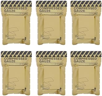 RHINO RESCUE Sterile Compressed Gauze for Emergency Wound Dressing, First Aid and Trauma Kit, 6 Pack