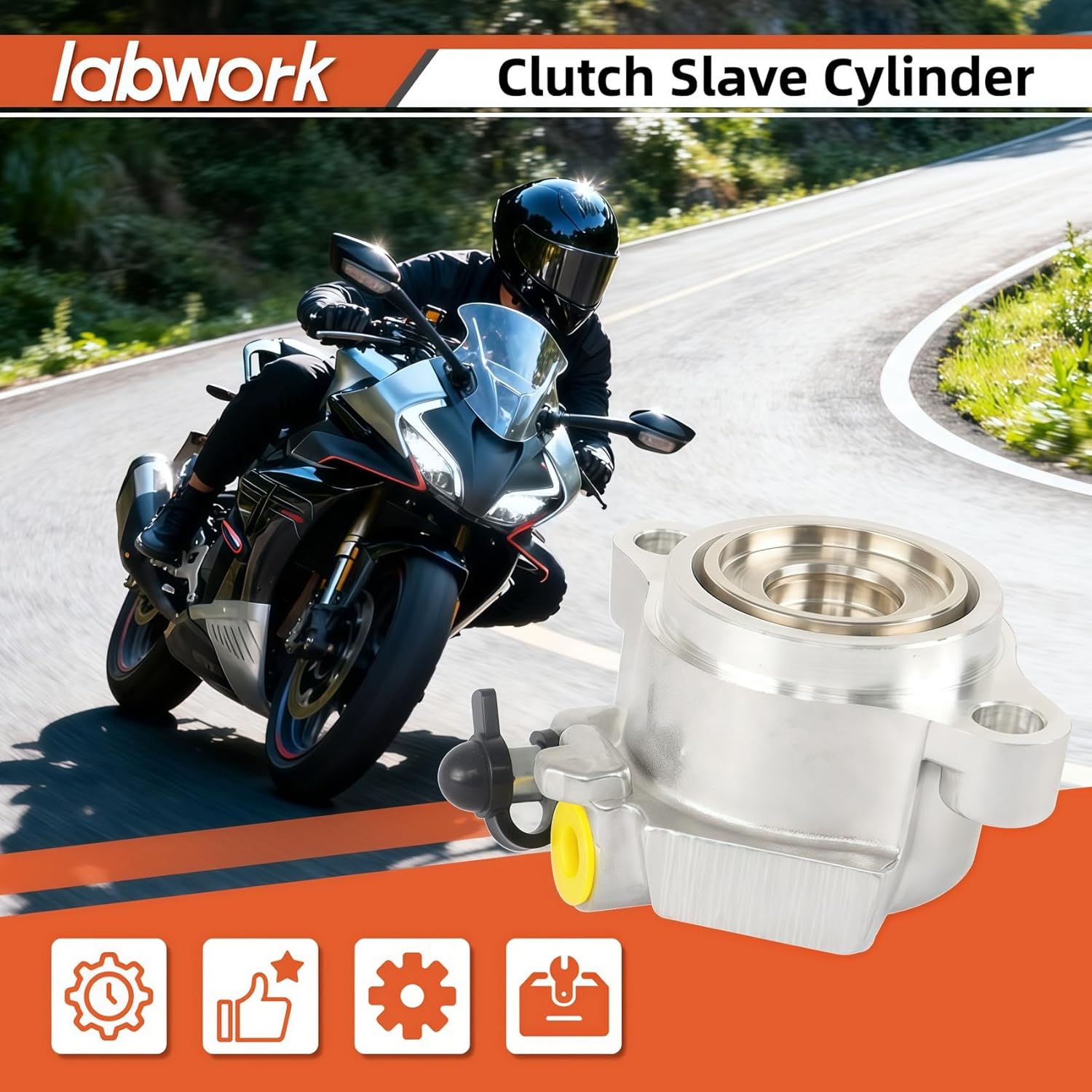 labwork Clutch Slave Cylinder Comp Replacement for Suzuki Intruder 1400 VS1400 1987-2009 23160-38B01