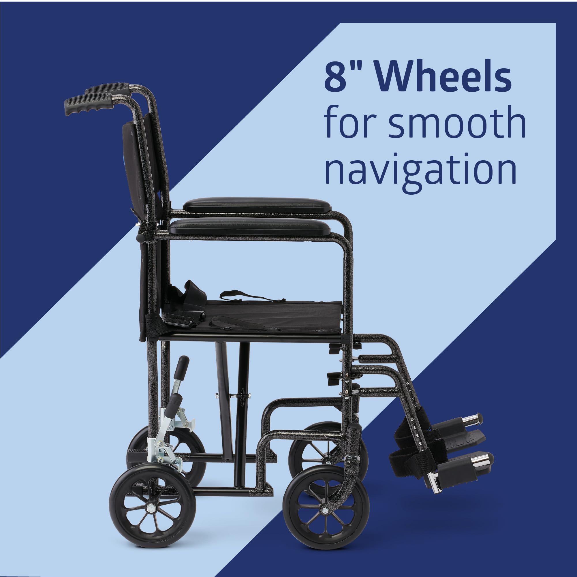 Medline Transport Chair - Durable & Comfortable -5