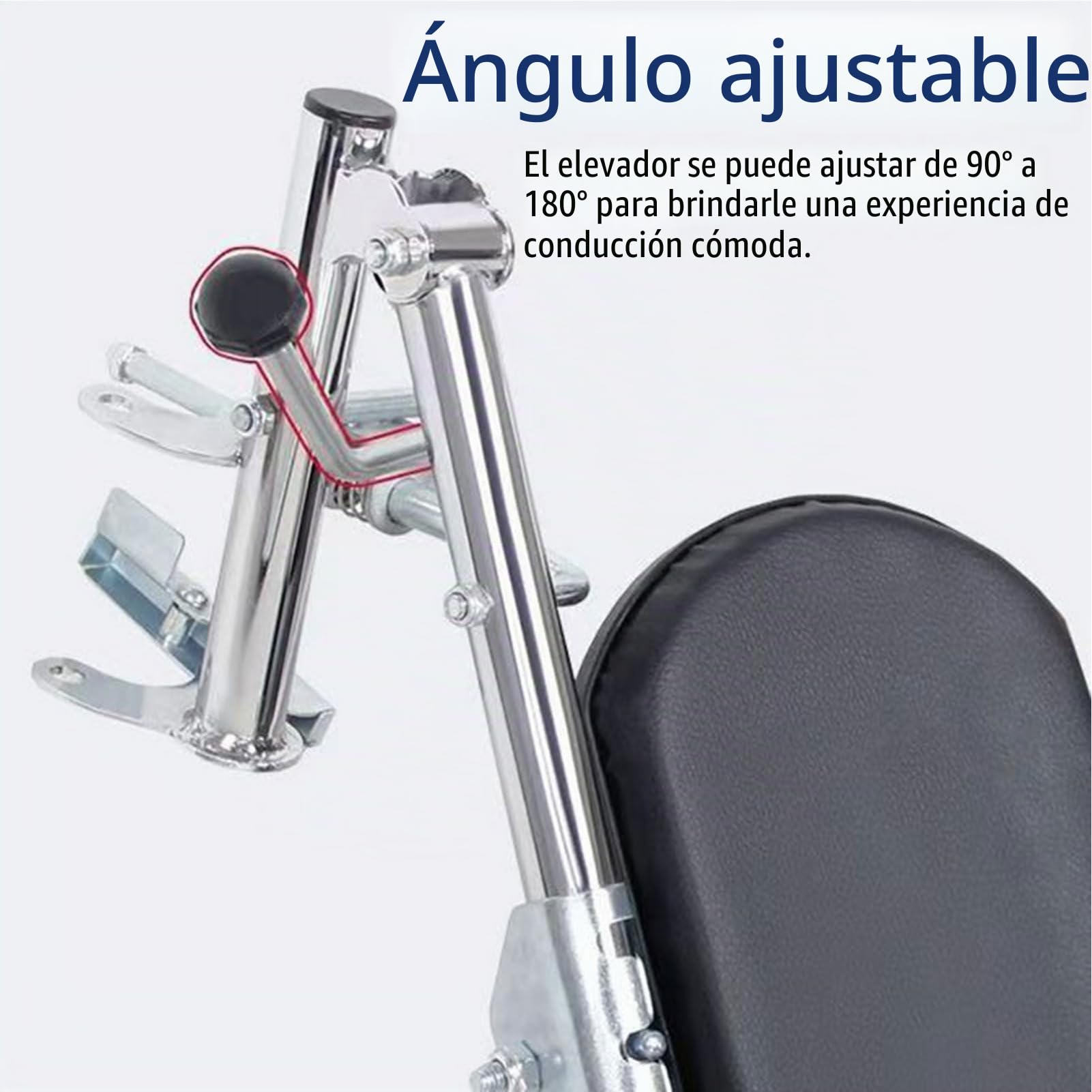 Reposapiernas Universal para Silla Ruedas con ReposapiéS Acolchado, áNgulo Ajustable 90°-180° Elevadores Reposapiernas para Silla Ruedas, FáCil Limpieza,1 Pair