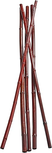 Miniatura 4 de Deco 79 Palitos de plantas secas de follaje natural, juego de 5 47 pulgadas de alto, marrón oscuro