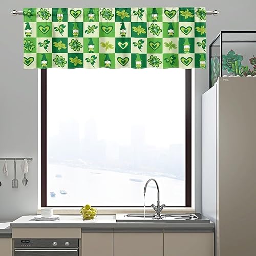 Miniatura 50 de DISNIMO Van Gogh - Cenefas de noche estrellada para ventanas, cenefa de cortina de cocina, 54 x 18 pulgadas, cortinas cortas azules para decoración