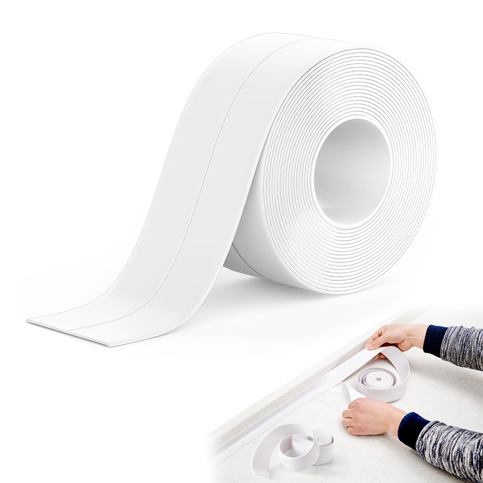 ⭐︎防水テープ 隙間テープ 補修テープ 幅3.5cmx長さ3.2m 白 Amazon.co.jp: Coollooda 防水テープ 3.2m 隙間テープ 防
