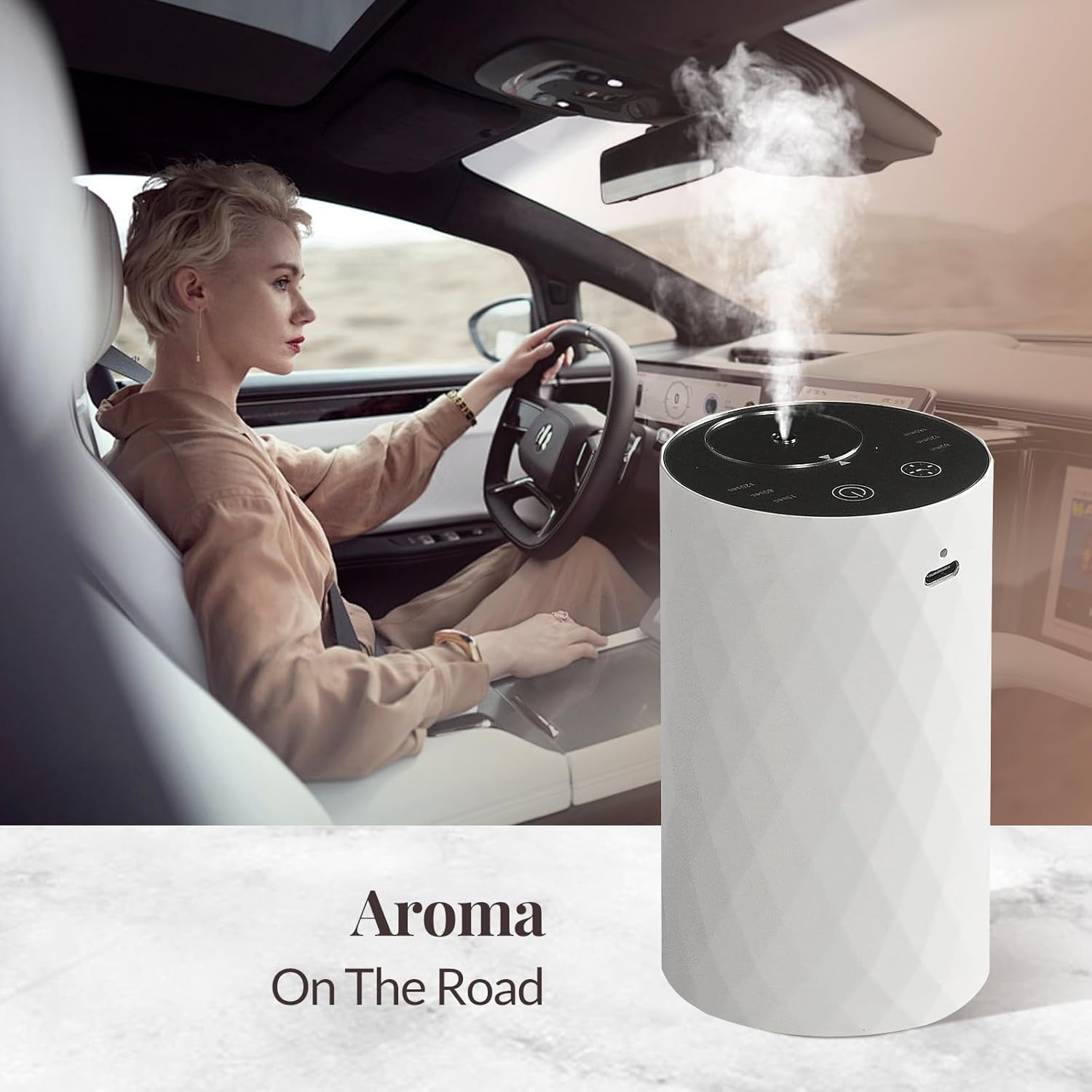 Waterless Essential Oil Diffuser - Portable Aromatherapy Scent Machine with 3 Mist Modes & Timer - Image 6