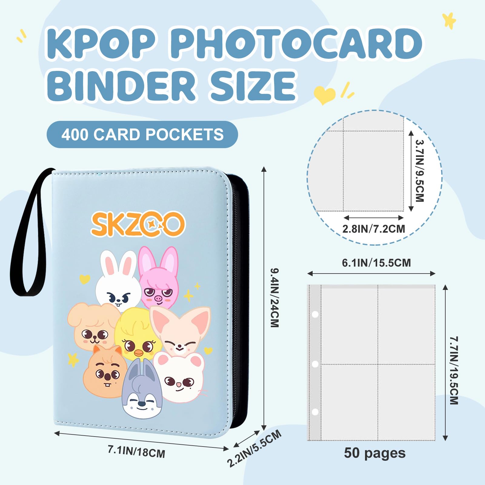 DEFGNOP Porte-Cartes Stray Kids, Articles Pour Fans De La Vague